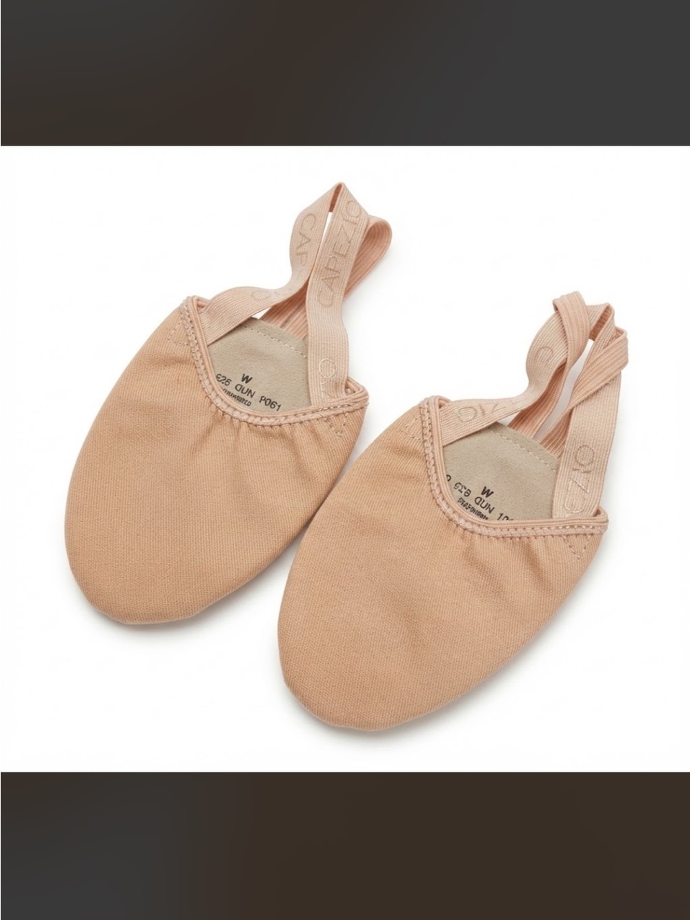 Capezio Canvas Pirouette II half-sole dance shoes medium